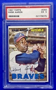 1967 Topps Hank Aaron #250 PSA 5 GC187 - Picture 1 of 2