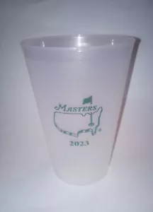 Masters Cup Augusta National Golf Club plástico 16 OZ bebida Tiger Woods recuerdo - Imagen 1 de 9