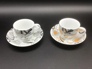2 Maxwell Williams GIPSY ROSE Espresso Cup and Saucer - Picture 1 of 10