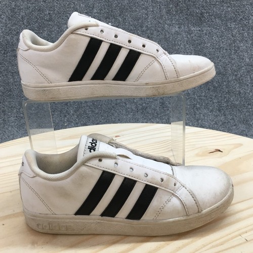 Scarpe Adidas Gioventù 1 Sneakers Atletiche Piatte AW4299 Pelle Bianca Lacciate Top Basso