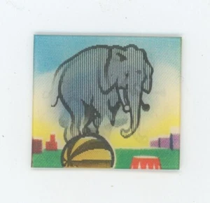 Zirkuselefant auf Kugel 60er Jahre VARI-VUE Animation linsenförmiges Flackern - Bild 1 von 2