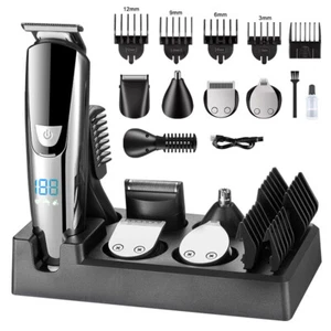 Profi Haarschneidemaschine Haarschneider Bart Trimmer Rasierer Clipper Akku - Bild 1 von 16