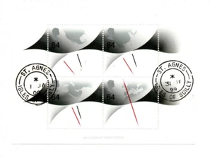QUEEN ELIZABETH 11 GREAT BRITAIN FINE USED MILLENNIUM TIMEKEEPER SHEET 1999 N/H - Picture 1 of 2
