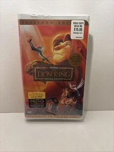 Lion King VHS Platinum Edition Sealed Origional Clamshell Packaging Watermarked - Picture 1 of 6