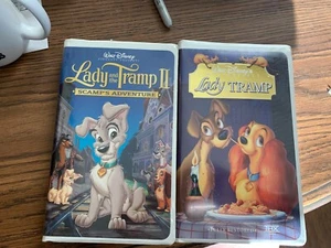 "Lady And The Tramp / Lady And The Tramp II: Scamp's Adventure" VHS Lot Of 2 - Picture 1 of 5