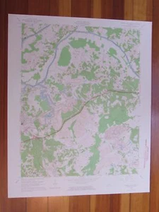 Central City East Kentucky 1965 Original Vintage USGS Topo Map - Picture 1 of 1