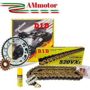 Did Kit CBR 1000 RR 2015 Honda Motorcycle Chain 520 VX3 Gold XRing Ratios 16 42 - Picture 1 of 8