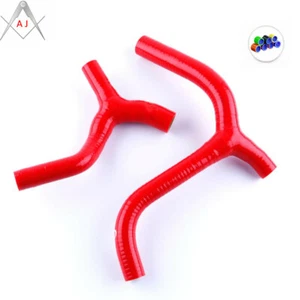 Red For KAWASAKI KXF 450 2016 2017 2018 Silicone Radiator Coolant Hoses Kit - Imagen 1 de 3