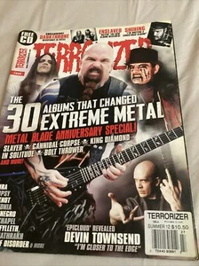SLAYER METAL BLADE TERRORIZER MAGAZINE SUMMER 2012 King Diamond Cannibal Corpse - Picture 1 of 1