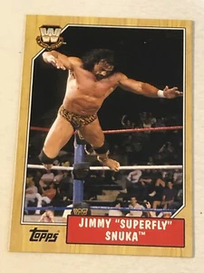 Jimmy Superfly Snuka WWE Topps Heritage Wrestling Trading Card 2007 #76 - Picture 1 of 2