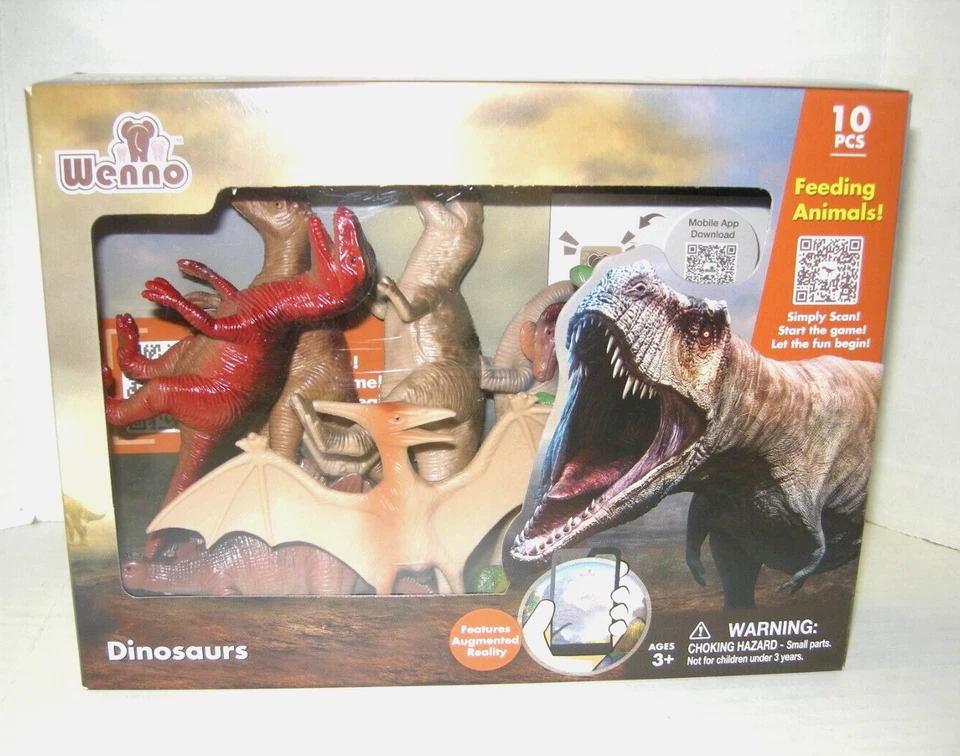 Wenno Dinosaurios Juguetes Con Realidad Aumentada Simplemente Juegos Estafa, 10 Piezas, Nuevo Foto 1 de 1