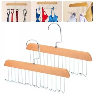 2Pcs Anti Slip Multi Hook Coat RacksBra Hangers for Closet Organizer with 8 H... - Picture 1 of 6