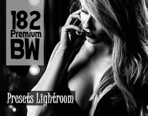 182 Premium BW Lightroom Presets - Picture 1 of 5