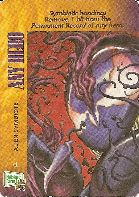 Marvel OVERPOWER ANY HERO ALIEN SYMBIOTE special HILLSHIRE FARMS PROMO She-Venom - Image 1 of 1