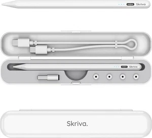 Skriva Stylus Pen for iPad with Tilt, Palm Rejection, USB-C & Case - Zdjęcie 1 z 8