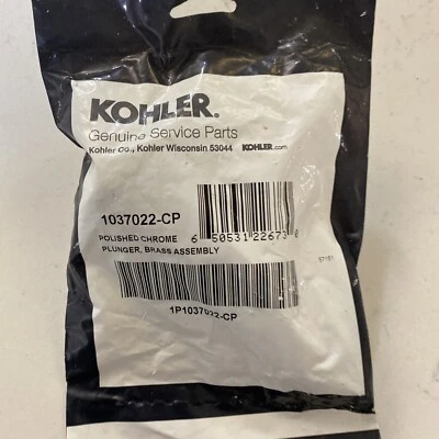 Conjunto de émbolo de latón cromado pulido KOHLER PIEZA GENUINA 1037022-CP Foto 1 de 3
