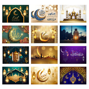 Eid Photography Background Cloth Mubarak Ramadan Family Vinyl Backdrop Decor