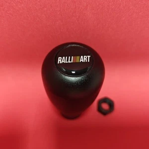 BLACK TITAN MATTE STICK SHIFT GEAR KNOB for LANCER EVO MIRAGE TRITON RALLIART RS - Picture 1 of 6