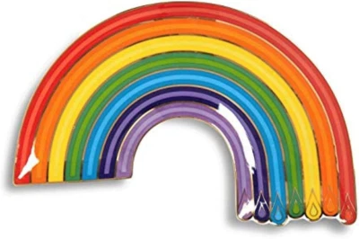 Dripping Rainbow Trinket Tray, Multi - Image 1 of 3