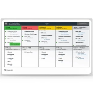New Clover Kitchen Display System POS Screen - New Merchant Account Required - Picture 1 of 5