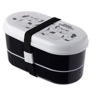 Stormtrooper Star Wars Stacked Bento Lunch Box Fork & Spoon School Office Work - Picture 1 of 3