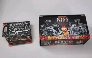 Kiss Komplete 360 & Ikons 180 card Set Box w/12 Pack Blood Spit Sticker Tatoos - Picture 1 of 11