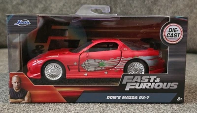 New Jada Toys Fast & Furious DOM'S MAZDA RX-7 (1:32) - Image 1 of 4