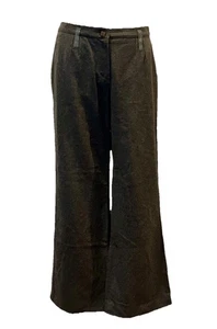 Sonia Rykiel Brown Lux Virgin Wool Cashmere Blend Wide Trousers Fr 42 UK 12-14 - Picture 1 of 21