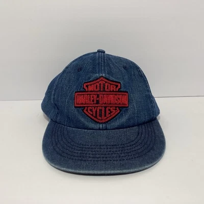 Harley-Davidson Mens Motorcycle Denim Snapback Hat - Image 1 of 4