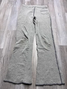 Vintage Y2K Girls Low Rise Flare Sweatpants Heather Sport Gray XOXO Brand Size S - Picture 1 of 17