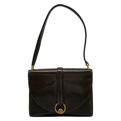 Auténtico bolso de hombro HERMES - caja marrón oscuro pantorrilla sin confirmar Foto 1 de 4