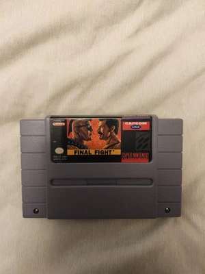 Authentic Nintendo SNES Final Fight SNES Cartridge | Tested - Image 1 of 2