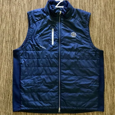 ZERO RESTRICTION Z625 Lightly Quilted Primaloft  Vest Navy XXXL LOGO - Image 1 of 4
