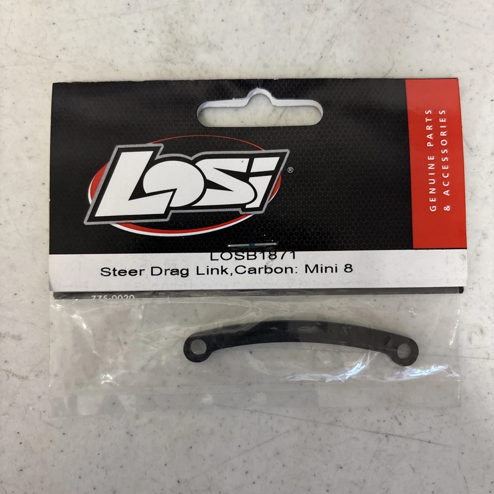 Team Losi LOSB1871 Mini 8IGHT Carbon Fiber Steering Drag Link – Genuine OEM Upgr - Image 1 of 1
