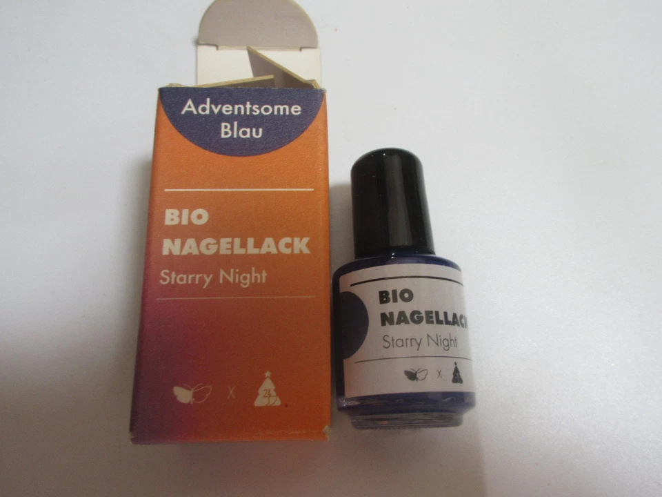 Birkenspanner Bio Nagellack Adventsome Blue Starry Night Special Edition 7,5mNEU - Bild 1 von 2