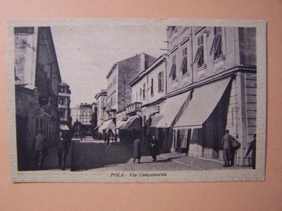 Pola  (Croazia)  Cartolina d'epoca - Formato piccolo - Immagine 1 di 2