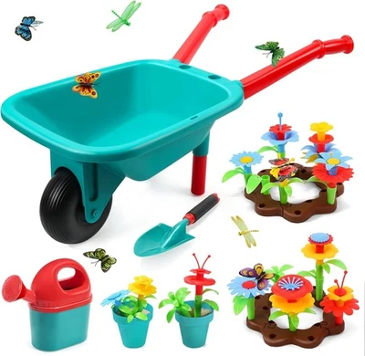 CUTE STONE Kids Gardening Tool Set Garden Toys Flower Garden Building Toy - image 1 of 4