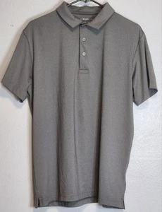 MIZZEN MAIN Phil Mickelson Polo Golf Shirt Performance Short Sleeve Gray, sz M - Picture 1 of 7