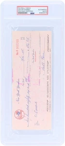 Oscar Gamble New York Yankees Signed Check from March 26, 1985 - PSA 84855576 - Picture 1 of 2