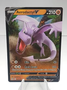 Aerodactyl V 092/196 Swsh11: Lost Origin Arte Completo Ultra Raro Holo Pokemon Juego de Cartas Coleccionables - Imagen 1 de 1