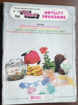 E-Z Play Today Novelty Song Book  1975 104 Pages 34 Tunes Organ Piano Guitar - Image 1 of 4