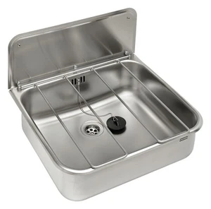 FRANKE Ausgussbecken SIRIUS 460x320x405 mm, mit Klapprost und Spritzwand SIRX368 - Bild 1 von 2