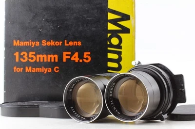 [Exc+5 con tapa] Lente MAMIYA Sekor 135 mm F/4,5 C220 C330 de JAPÓN Foto 1 de 4
