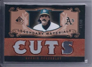 2007 SP Legendary Cuts Baseball Materiali Leggendari Carta Dennis Eckersley #42/99 - Foto 1 di 2