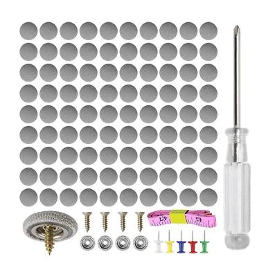 60PCS Car Roof Liner Ceiling Kit Repair Buckle Sagging Headliner Pins Rivet Snap - Image 1 of 4