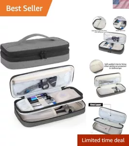 Compact Stethoscope Storage Bag with Padded Lining - Ideal for Doctors On-the-Go - Picture 1 of 11