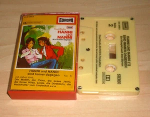 Hörspiel Kassette - Enid Blyton - Hanni und Nanni Folge 1 - sind immer dagegen - Bild 1 von 1