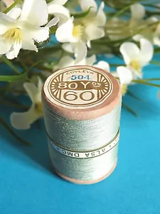 755B/ Splendid Alsa Embroidery Thread Bobbin No. 60 Water Green No. 504 - Picture 1 of 1