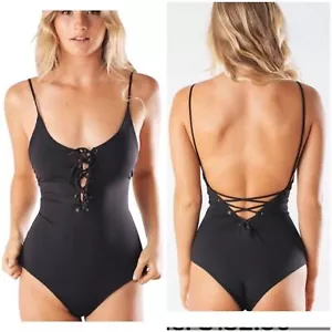 Traje de baño Tavik XS negro Monahan atado de una pieza para mujer - Imagen 1 de 7