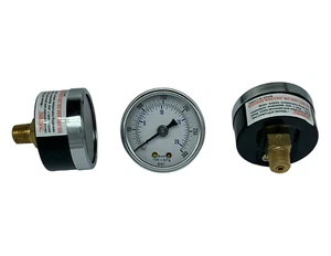 3PK Pressure Gauge 0-300 PSI 1/8 NPT Back Mount 1.5" Face PSB15-300, 102D-158H - Picture 1 of 1